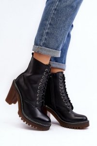 Botki Model Arove 5765 Black - Step in style
