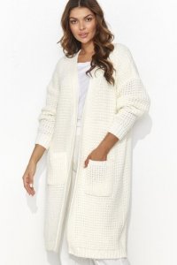 Sweter Kardigan Model NU_S99 Śmietana - Numinou