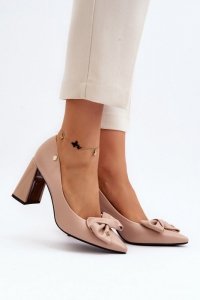 Czółenka Model Ariemessa 62104 Beige - Step in style 