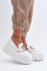 Mokasyny Model Zazoo 3458 White - Step in style