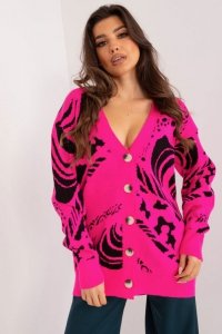 Sweter Damski Model BA-SW-12038.20 Fuksja - Badu