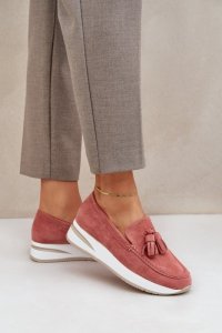 Mokasyny Model Challavia G-55 Pink - Step in style