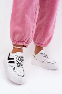 Buty Sportowe Model Ofenale B0-158 White/Black - Step in style