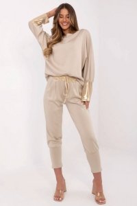 Spodnie Komplet Model DHJ-KMPL-9311.97 Beige - Italy Moda