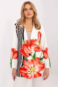 Marynarka Model DHJ-MA-18525-32.00 Ecru - Italy Moda