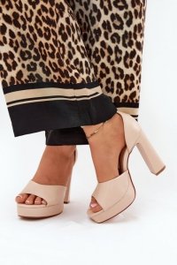 Sandały Model Lomman SQC-165 Beige - Step in style