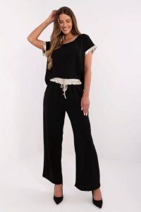 Spodnie Komplet Model DHJ-KMPL-9370.87 Black - Italy Moda