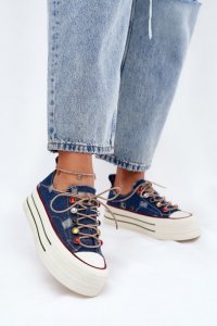 Trampki Model Goe RR2N4103 Navy - Step in style