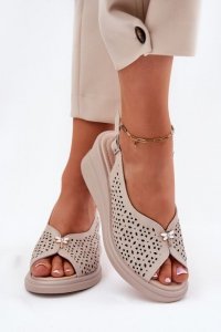 Sandały Model Vinceza 79529 Beige - Step in style