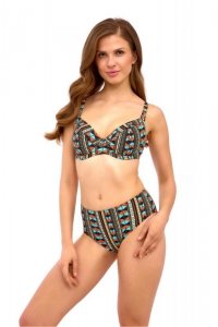 Kostium dwuczęściowy Biustonosz Kąpielowy Model Gabriella Big Multicolor - Lupo Line