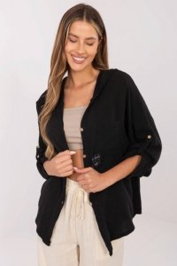 Koszula Damska Model DHJ-KS-25157.87 Black - Italy Moda