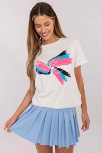 Tshirt Damski Model CLM-TS-1019.79 Ecru - Factory Price