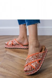 Sandał Klapki Model Kelara X5-376 Orange - PRIMO