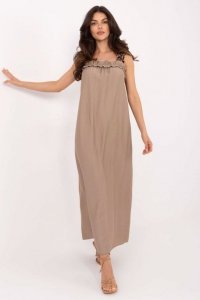 Sukienka Model MI-SK-A6412.68 Dark Beige - Italy Moda