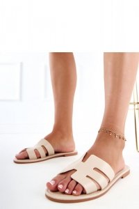 Sandał Klapki Model Ragos DM465 Beige - PRIMO