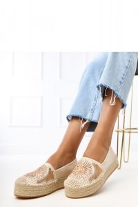 Espadryle Model Lorina E5573 Beige - PRIMO