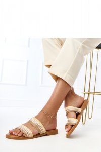 Sandał Klapki Model Rios V-2231 Beige - PRIMO