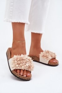 Sandał Klapki Model Seleneza 25SD21-5969 Beige - Step in style