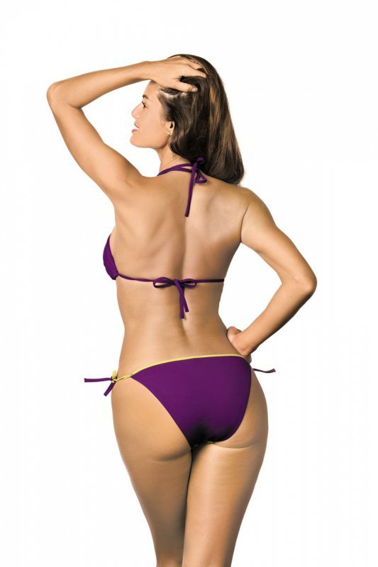 Kostium dwuczęściowy Kostium Kąpielowy Model Anis Gialina-Mitro M-427 Violet/Yellow - Marko Hurtownia odzieży on-line, moda dams