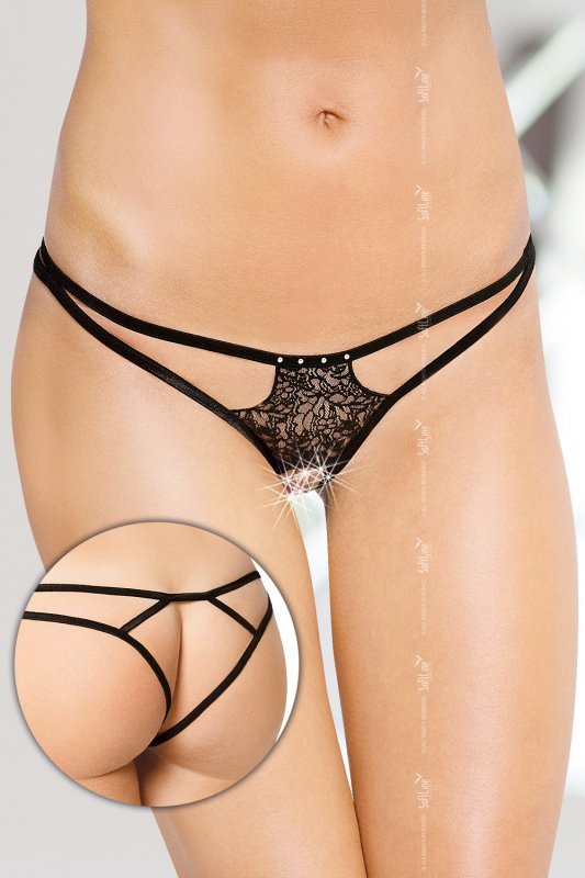 Stringi Model G-String 2454 Black - SoftLine Collection