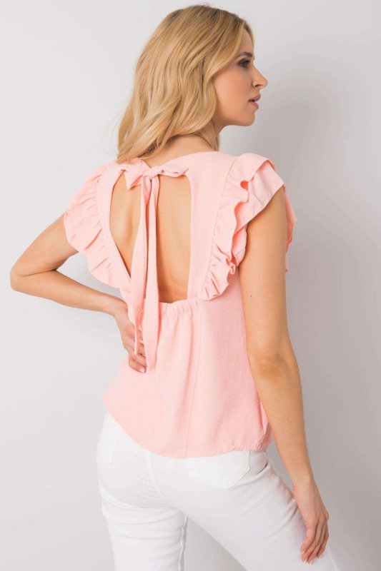 Bluzka Model TW-BZ-BI-BF002.88 Light Pink - Och Bella