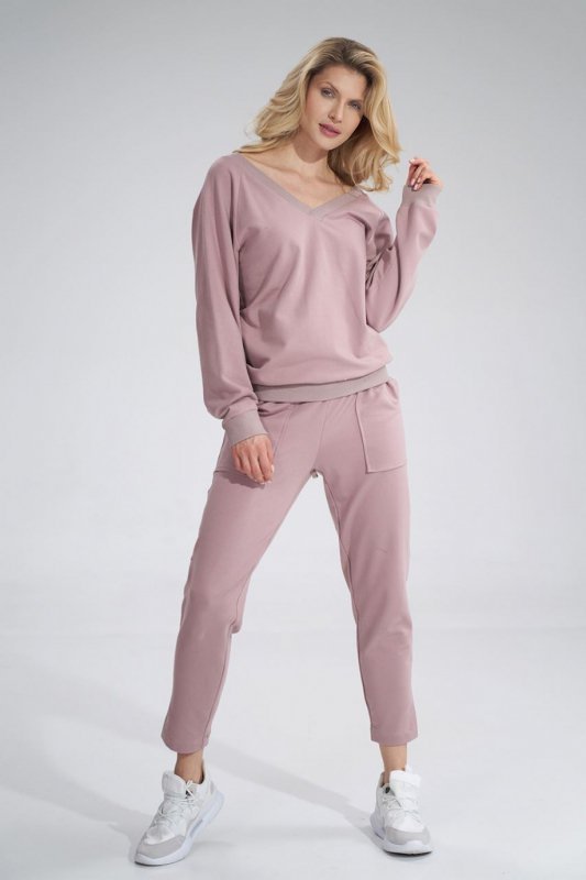 Bluza Damska Model M799 Dark Pink - Figl Hurtownia odzieży on-line, moda damska, bielizna i obuwie dla kobiet - Matterhorn.pl