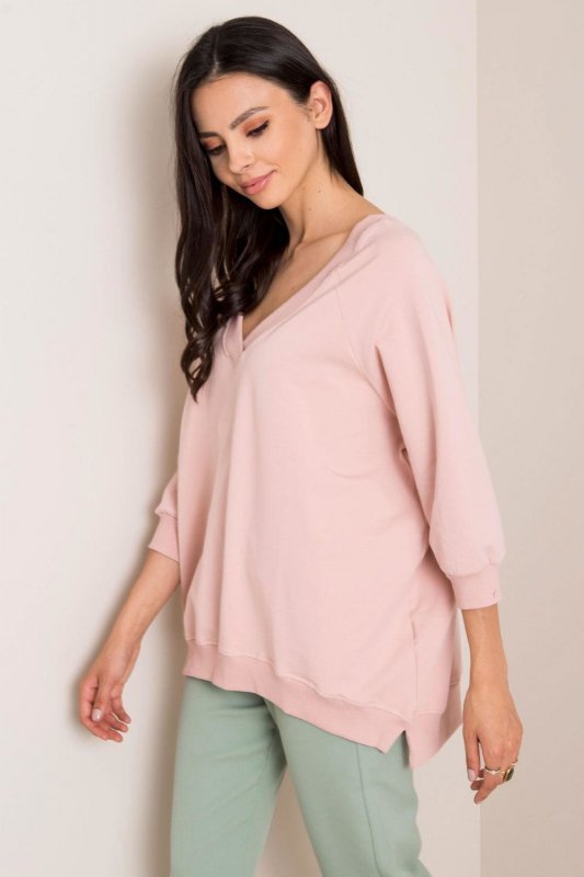 Bluza Damska Model RV-BL-5676.09 Light Pink - Rue Paris