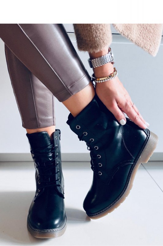 Botki martensiaki FERDIA BLACK - Inello