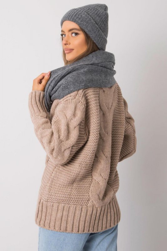 Komplet Model JK-KMPL-20.13 Dark Grey - Rue Paris
