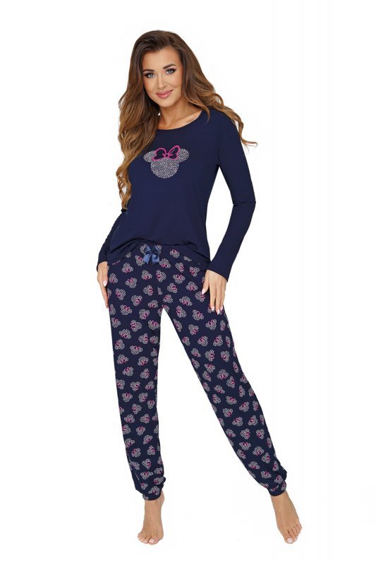 Piżama Damska Model Mouse Dark Blue - Donna