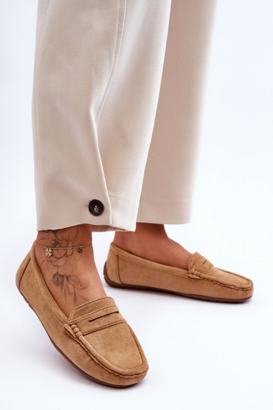 Mokasyny Model Lenvie FT245 Camel - Step in style