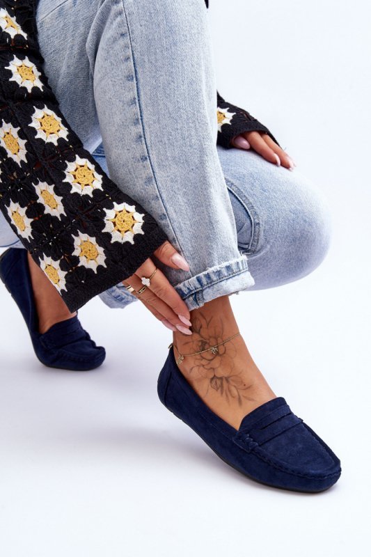Mokasyny Modele Lenvie FT245 Navy - Step in style
