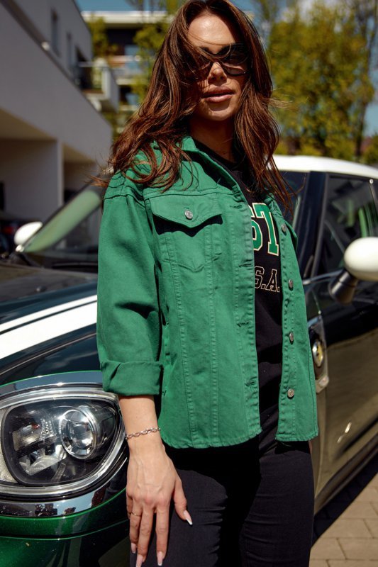Kurtka Damska Model 09110 Green - Fasardi