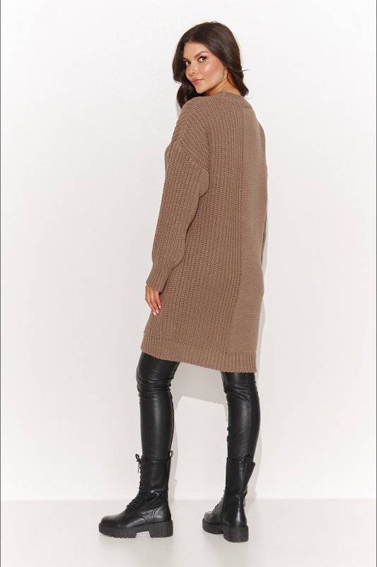 Sweter Damski Model NU_S92 Cappuccino - Numinou