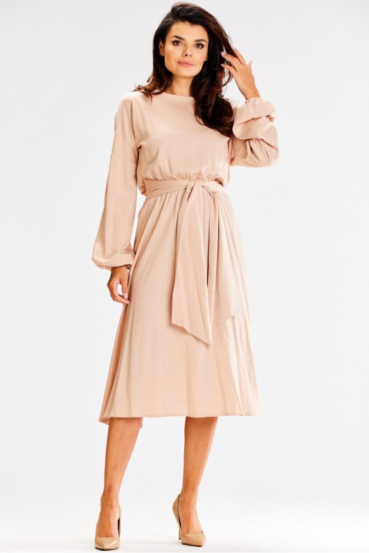 Sukienka Model A602 Beige - awama