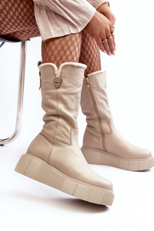 Kozaki Model Bayla 70121 Beige - Step in style