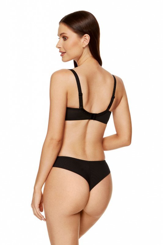 Biustonosz push up Biustonosz Usztywniany Model Zara B4 Black - Gorteks
