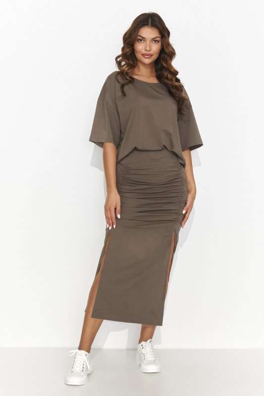 Spódnica Komplet Model NU464 Brown - Numinou