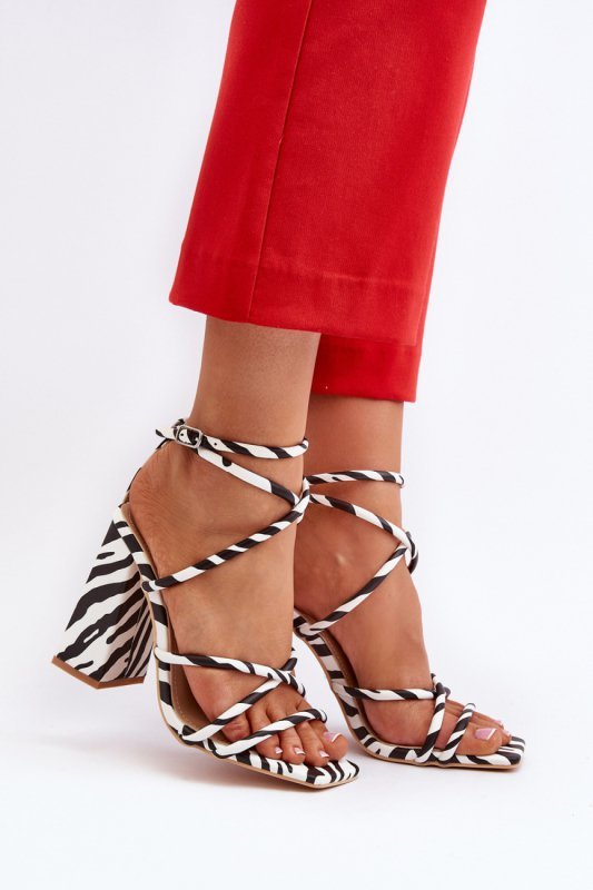 Sandały Model Josette FY2125-3 Zebra - Step in style