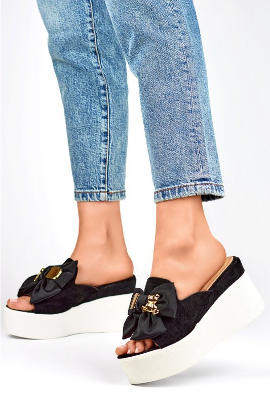 Sandał Klapki Model 8082B Black - PRIMO