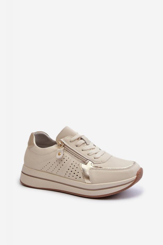 Buty Sportowe Model Ligustra 24SP08-6700 Beige - Step in style