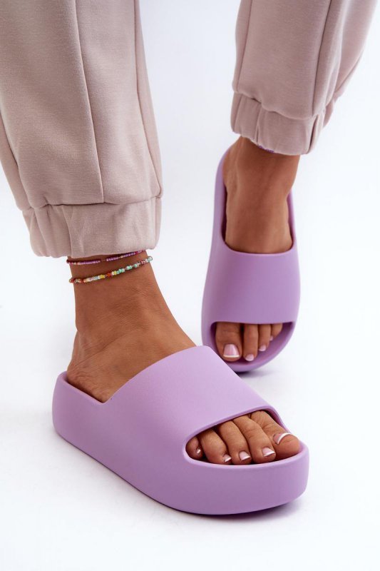 Sandał Klapki Model Oreithano S001 Violet - Step in style