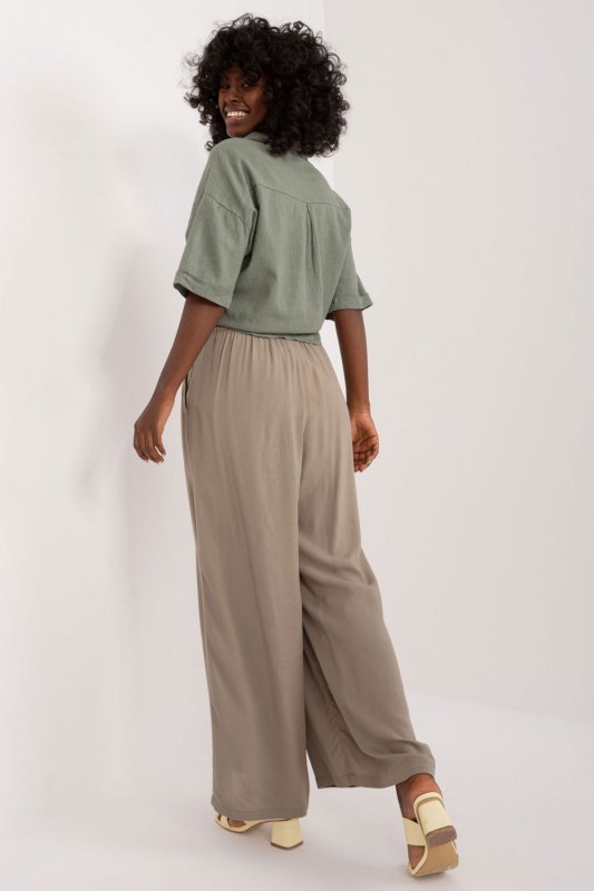 Spodnie Damskie Model D73761M62237E Khaki - Sublevel