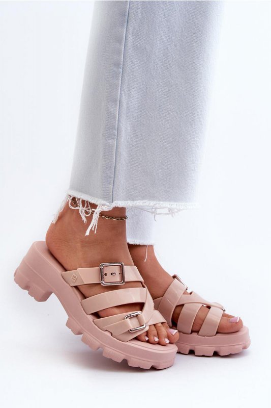 Sandał Klapki Model Zaxy NN285044 Light Pink - Step in style