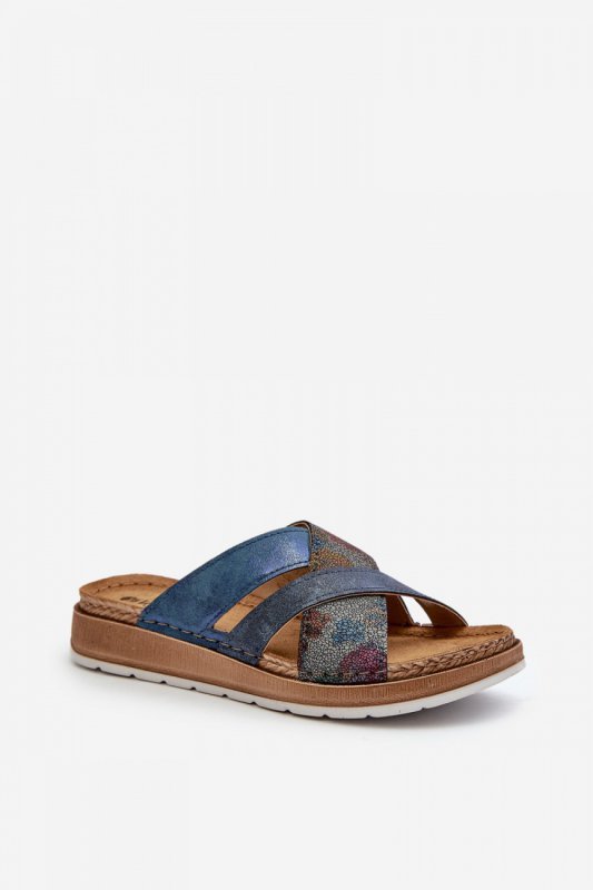 Sandał Klapki Model Inblu GS000052 Navy - Step in style