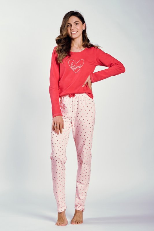 Piżama Damska Model Amalia 3235  Red - Taro