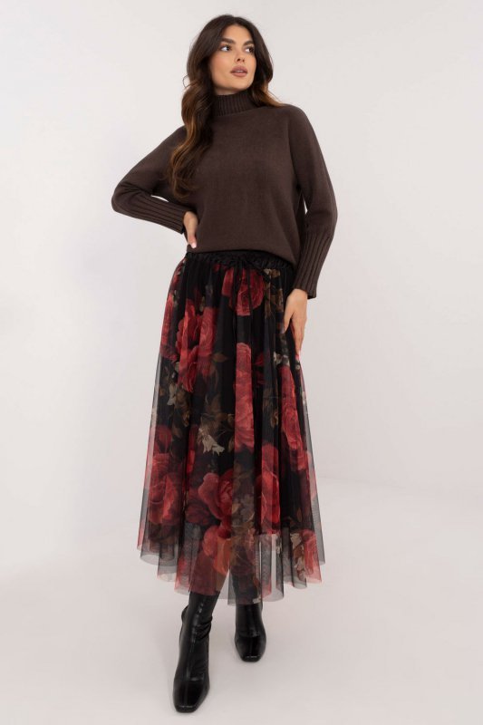 Spódnica Model DHJ-SD-19981-3.16 Black/Red - Italy Moda