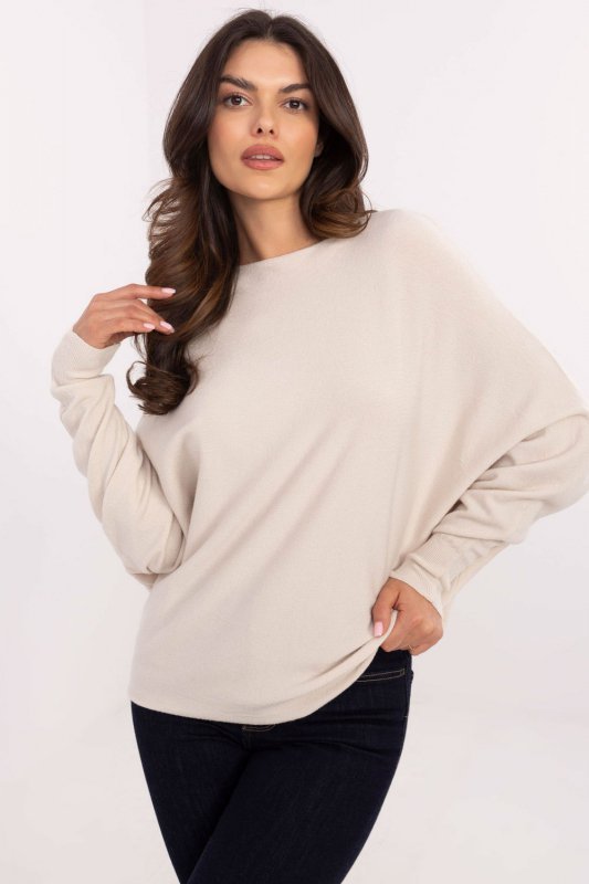 Sweter Damski Model DHJ-SW-8862.91 Light Beige - Italy Moda