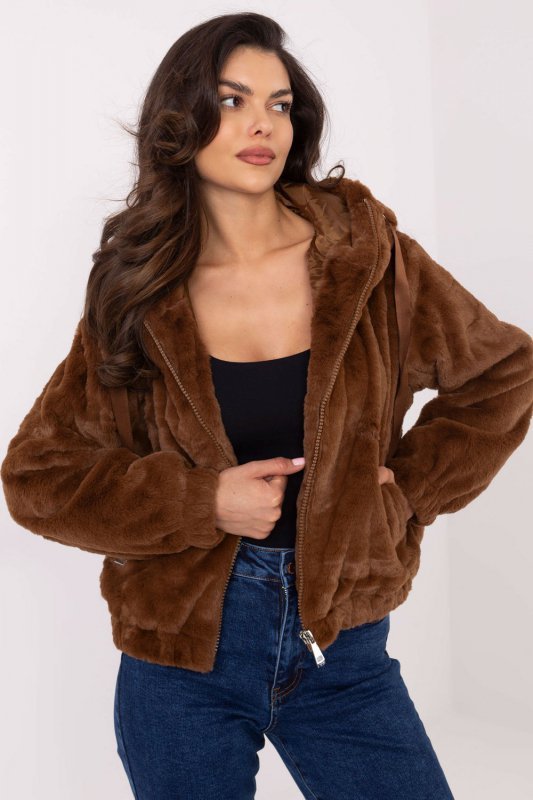Kurtka Damska Model NM-KR-TR8566.22X Brown - NM