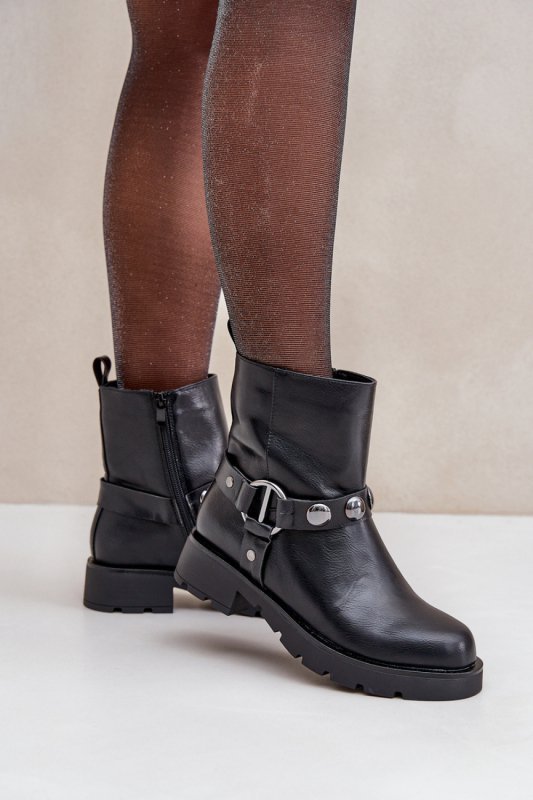 Botki Model Felilania 24BT35-7856 Black - Step in style
